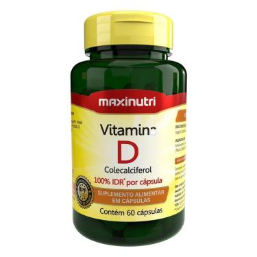 Imagem de Vitamina D 100% IDR 60 Cápsulas Maxinutri-Unissex