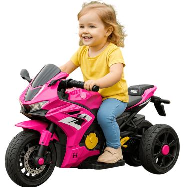 Imagem de Moto Elétrica Bang Toys Honda CBR Edge Titan Rosa 12V
