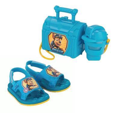 Imagem de Sandalia Infantil Menino Patrulha Canina Maleta Baby 22956