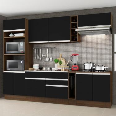 Imagem de Cozinha Completa Madesa Vicenza com Armário e Balcão (Sem Tampo e Pia)