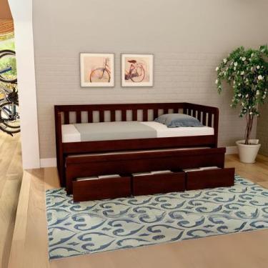 Imagem de Bicama Solteiro Oriente em Madeira Maciça Pinus Taeda  Disponivel em 4