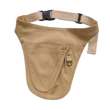 Imagem de Ｂｅｓｇａ Cinto de ferramentas Bolsa de ferramentas resistente ao desgaste Bolsa de ajustável de cintura para construção Jardineiro Faz-tudo Eletricista, Cáqui