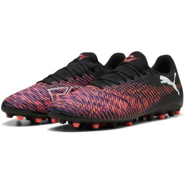 Imagem de PUMA Tênis de futebol unissex para adultos, Puma Preto PUMA branco vermelho brilhante, 11 Women/9.5 Men