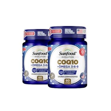 Imagem de KIT 02 COQ10 + ÔMEGA 3-6-9 2.000MG 60 SOFTGELS - SUNFOOD EVOLUTION
