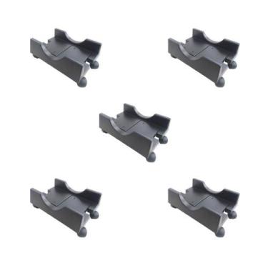 Imagem de Kit 5 Suporte Cpu Nobreak Em Polipropileno Regulavel Preto - Masticmol