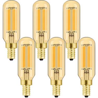 Imagem de Lâmpada LED Leools Dimmable T6 6W (60W) Candelabro E12 2700K 600lm