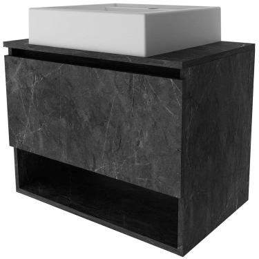 Imagem de Gabinete de Banheiro 60 cm 1 Porta com Cuba Valente