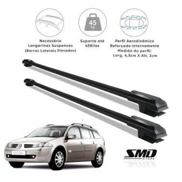 Imagem de Rack Travessa Teto Megane Grand Tour Wagon 2006 A 2012 Preto - SMD