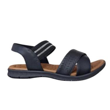 Imagem de Sandália Feminina USAFLEX Baixa de couro PA030001, Preto, 37