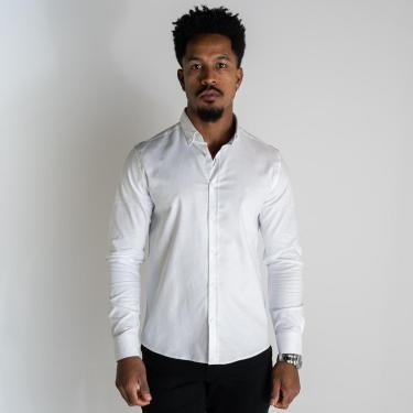 Imagem de Camisa Calvin Klein Regular Fit Branca-Masculino