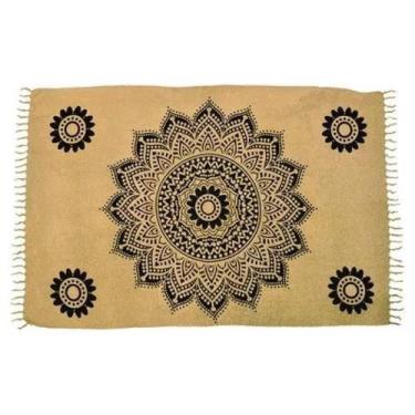 Imagem de Canga Praia Mandala Floral Saída Moda Verão Beach Bali Viscose Diversa