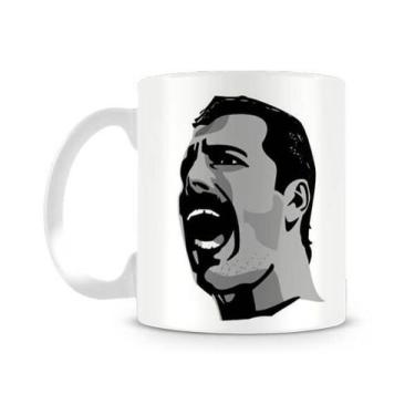 Imagem de Caneca Queen Fred Mercury Head Desenho (ATG1109) - Geek Premiere