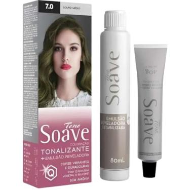 Imagem de Coloração Capilar Tonalizante Sem Amônia Tono Soave Capelli (7.0 Louro Medio)