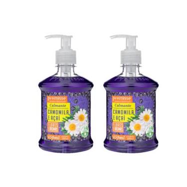 Imagem de Kit c/2 Sabonete Líq.450ml Premisse Açaí e Camomila c/Pump
