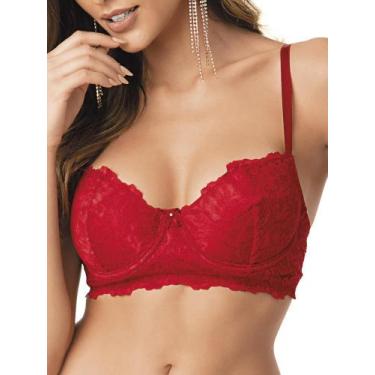 Imagem de Sutiã Candy Baby DeMillus 64291, Carmim, 48