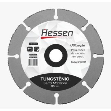 Imagem de Disco Diamantado 110mm X20 Tungstenio P/madeira Gesso Hessen