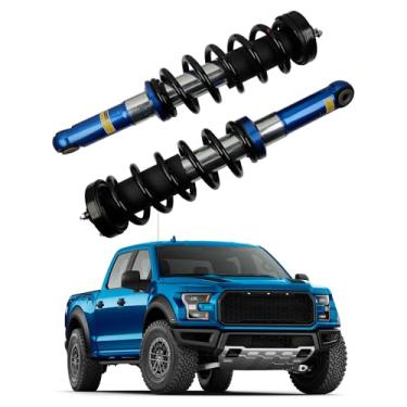 Imagem de Dasbecan Conjunto de amortecedores dianteiros HL3Z-18124-B compatível com modelos selecionados Ford F-150 2017-2024, substitui # HL3Z-18124-C, HL3Z-18124-A, HL3Z-18124-D