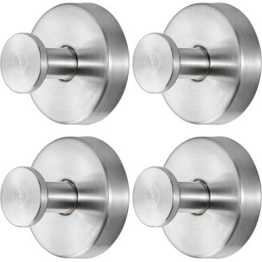 Imagem de Linwnil Gancho de guirlanda de prata com ventosa, ganchos de ventosa pendurados 6,8 kg, suporte de guirlanda com ventosa à prova d'água para janelas, chuveiro, grinaldas, portas lisas (prata, pacote