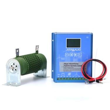 Imagem de AISINILALAO Controlador de carga MPPT de 4000w Off Off Grid, com exibição LCD 12V 24V 48V Gerador de turbinas eólicas Controlador de carga híbrida para painel solar/gerador de turbina eólica,12V