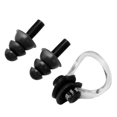 Imagem de Kit Protetor Hero Band Ouvido e Clip Nasal Presilha Nariz para Natação