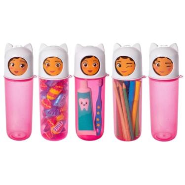 Imagem de 5 Lembranças Pote de Girar Casa Mágica Gabby Festa Infantil