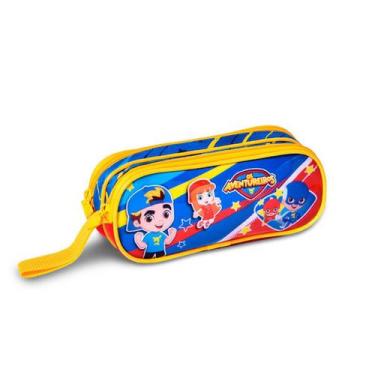 Imagem de Estojo Duplo Os Aventureiros Luccas Neto Clio AV2795F - Clio Style, Az
