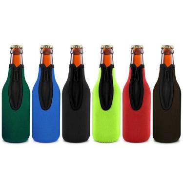 Imagem de Manga isoladora para garrafas de cerveja TOPOKO Classic Neoprene (conj