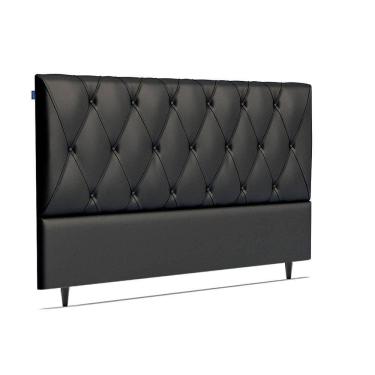 Imagem de Cabeceira Murat Facto Nero Queen (8x160x120) - Ortobom