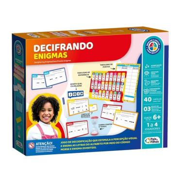 Imagem de Jogo de Tabuleiro Decifrando Enigmas - Pais & Filhos