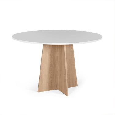 Imagem de Mesa de Jantar Redonda 4 Lugares 90cm Isabela - Straub Web