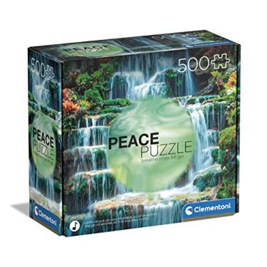 Imagem de Clementoni 35117 Peace Flow 500 Pieces, Made in Italy, Jigsaw Puzzle for Adults, Multicolor, Medium