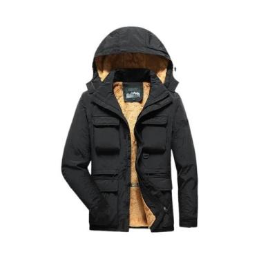 Imagem de Jaqueta Masculina Impermeável Com Capuz Destacável, Corta-Vento, Multi