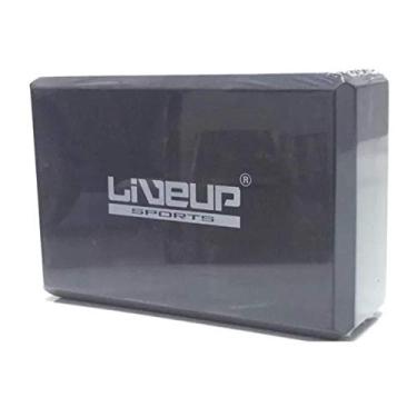 Imagem de Bloco de Yoga, 22,8X15,2X7,6Cm, Cor Preta, Liveup Sports
