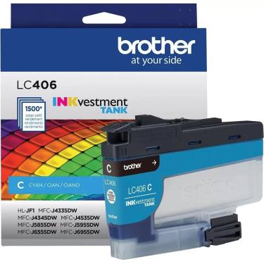 Imagem de Cartucho LC406CS Ciano , BROTHER