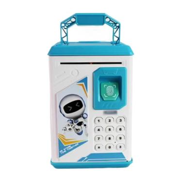 Imagem de Cofrinho Inteligente Infantil De - Grande Capacidade, Design Unissex Para Meninos E Meninas(azul)