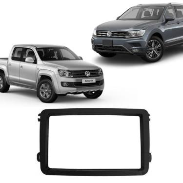 Imagem de Moldura Painel 2din 7 Polegadas Amarok Jetta Tiguan Passat Fox - Ludov