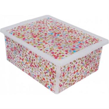 Imagem de Caixa Organizadora 17 Litros Bolinha - Or17l-03 - São Bernardo Caixa Org. Container 17l Bolinha S.berna Or17l-03