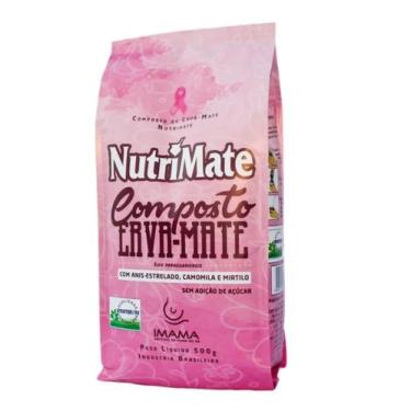 Imagem de Erva Mate Nutrimate Rosa 500g Composta Anis Estrelado
