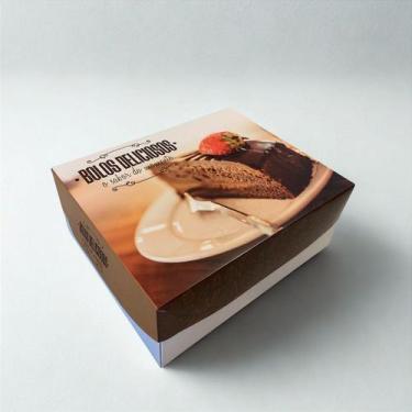 Imagem de Caixa para Bolo 36x30x12 cm - 10 Unidades de Embalagem Prática - no-br