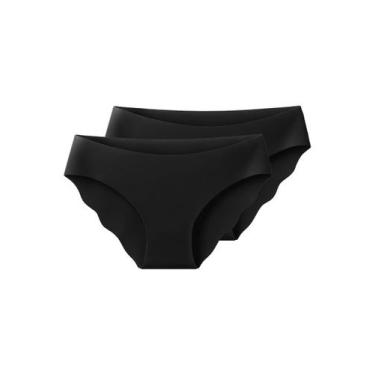 Imagem de Kit com 2 Calcinhas Biquíni Liz 50257, Preto, M
