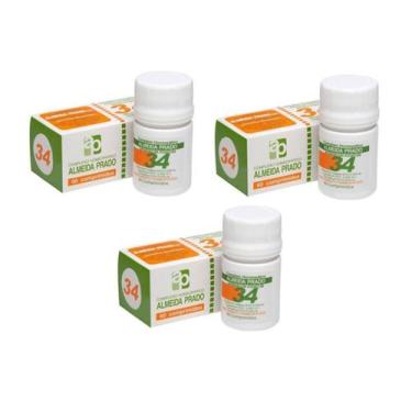 Imagem de Kit 3 Complexo N34 60 Cpr - Almeida Prado