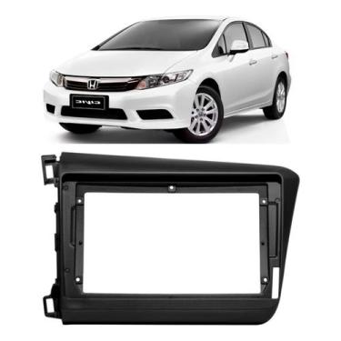 Imagem de Moldura Painel Central Multimidia 9 Polegadas Honda Civic 2012 até 201