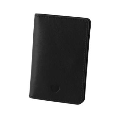 Imagem de Carteira de Couro Mariart Love, Preto