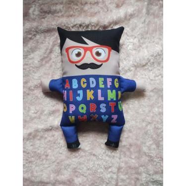 Imagem de Almofada Naninha Boneco Senhor Alfabeto - Artesanal
