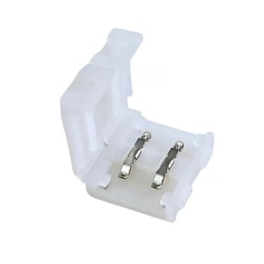 Imagem de Kit 10 Conector Emenda Rápida 10mm 2 Vias Fita Led Ip20 5050