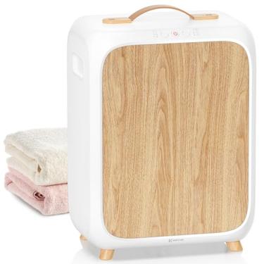 Imagem de Keenray Balde para aquecedor de toalhas, aquecedores de toalhas retangulares de luxo, toalha grande de 18 L com temporizador e atraso, fragrância personalizada, trava infantil, cabe até duas toalhas