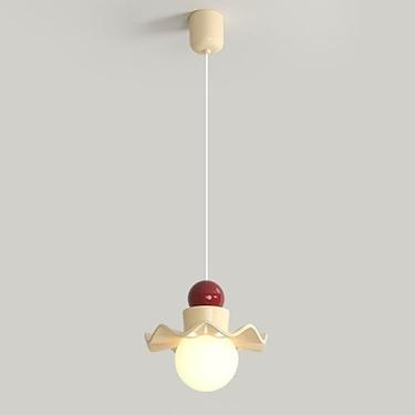 Imagem de Luminária pendente nórdica para ilha de cozinha, luminária suspensa Wabi Sabi, lustre moderno para teto, sala de jantar, quarto, café, bar, restaurante, lustre G9