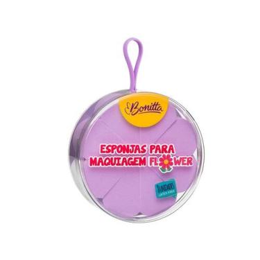Imagem de Esponjas para Maquiagem Flower Látex Bonitta 8 Unidades - Bonitta  Mar