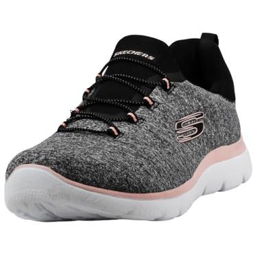 Imagem de Skechers Tênis feminino Summits Quick Getaway, Preto/Coral, 38