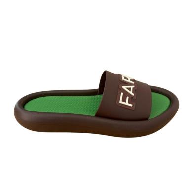 Imagem de Sandália Farm Logo Emborrachado Marrom-Feminino